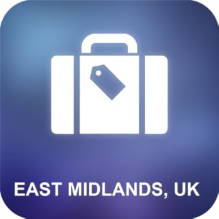 East Midlands, UK Offline Map