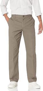 Amazon Essentials Men's Classic Fit Stretch Chino Trousers without Front and Wrinkle Resistant