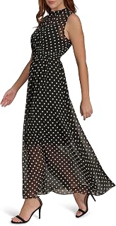 Tommy Hilfiger Flattering Fancy Maxi Sleeveless Dress Women's Dress