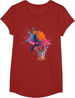 Basketball Splash Graphic Basketball Player Team Player T-Shirt
