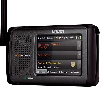 Uniden HomePatrol-2 Color Touchscreen Simple Programing Digital Scanner, TrunkTracker V and S,A,M,E, Emergency/Weather Alert, Digital Capable, APCO P25 Phase 1 and 2, Covers USA and Canada