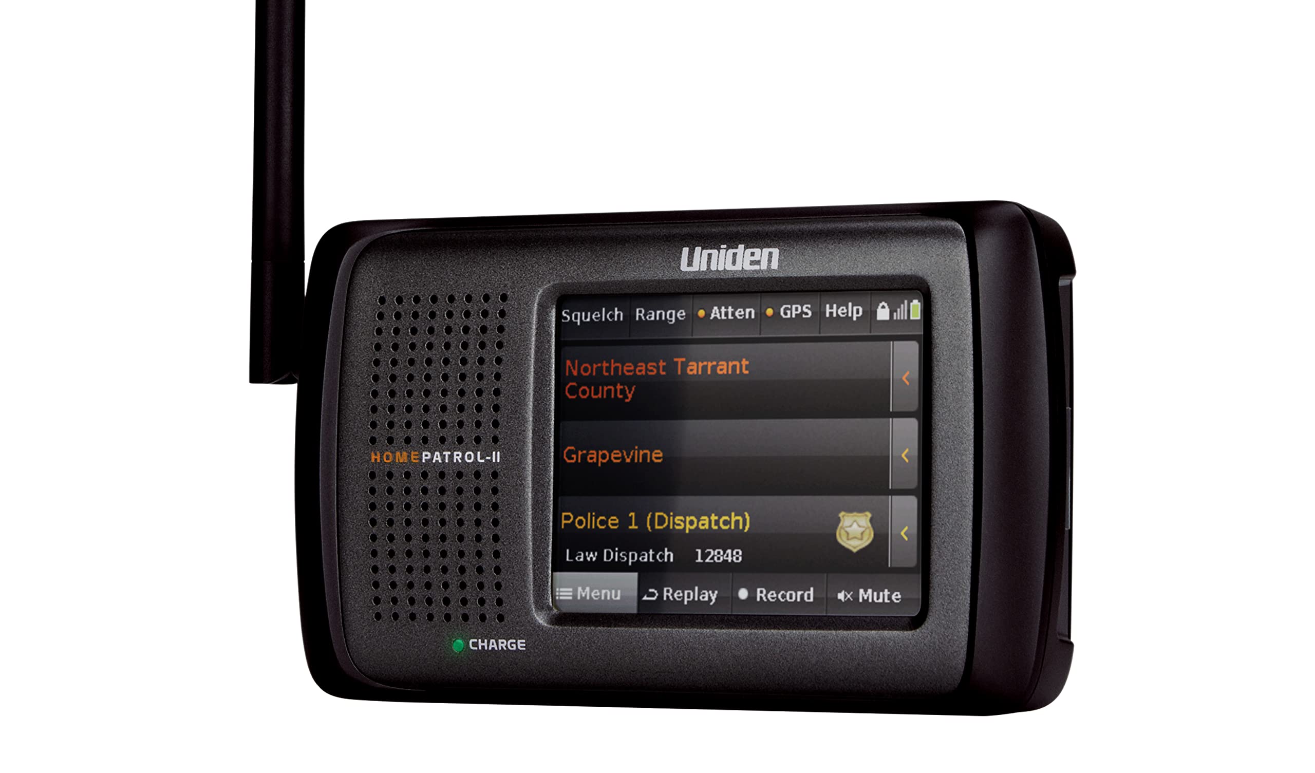 Uniden HomePatrol-2 Color Touchscreen Simple Programing Digital Scanner, TrunkTr
