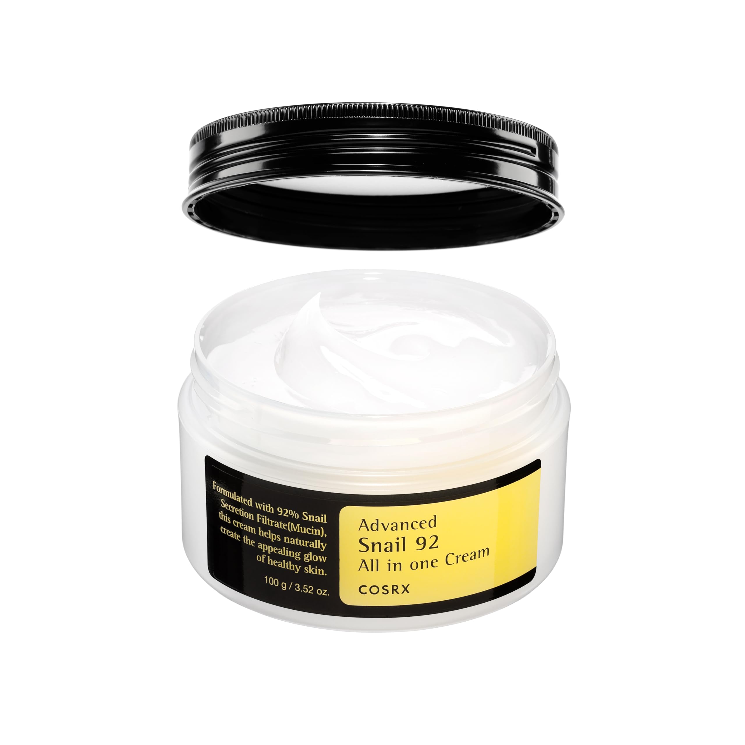 COSRX Advanced Snail 92 All in One Cream 100g, Facial Gel Moisturiser | for Dry,