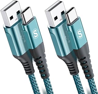 USB C Cable [2Pack, 1m] Type C Fast Charging Cable for iPhone 17 16 15 Plus Pro Max,Samsung Galaxy S26/S25/S24/S23/S22/S21 Flip z3,Xiaomi,Hua wei,Google Pixel and Other USB-C Android Devices
