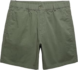 maamgic Men's Classic Fit 7" Cotton Casual Khaki Shorts with Multi-Pocket