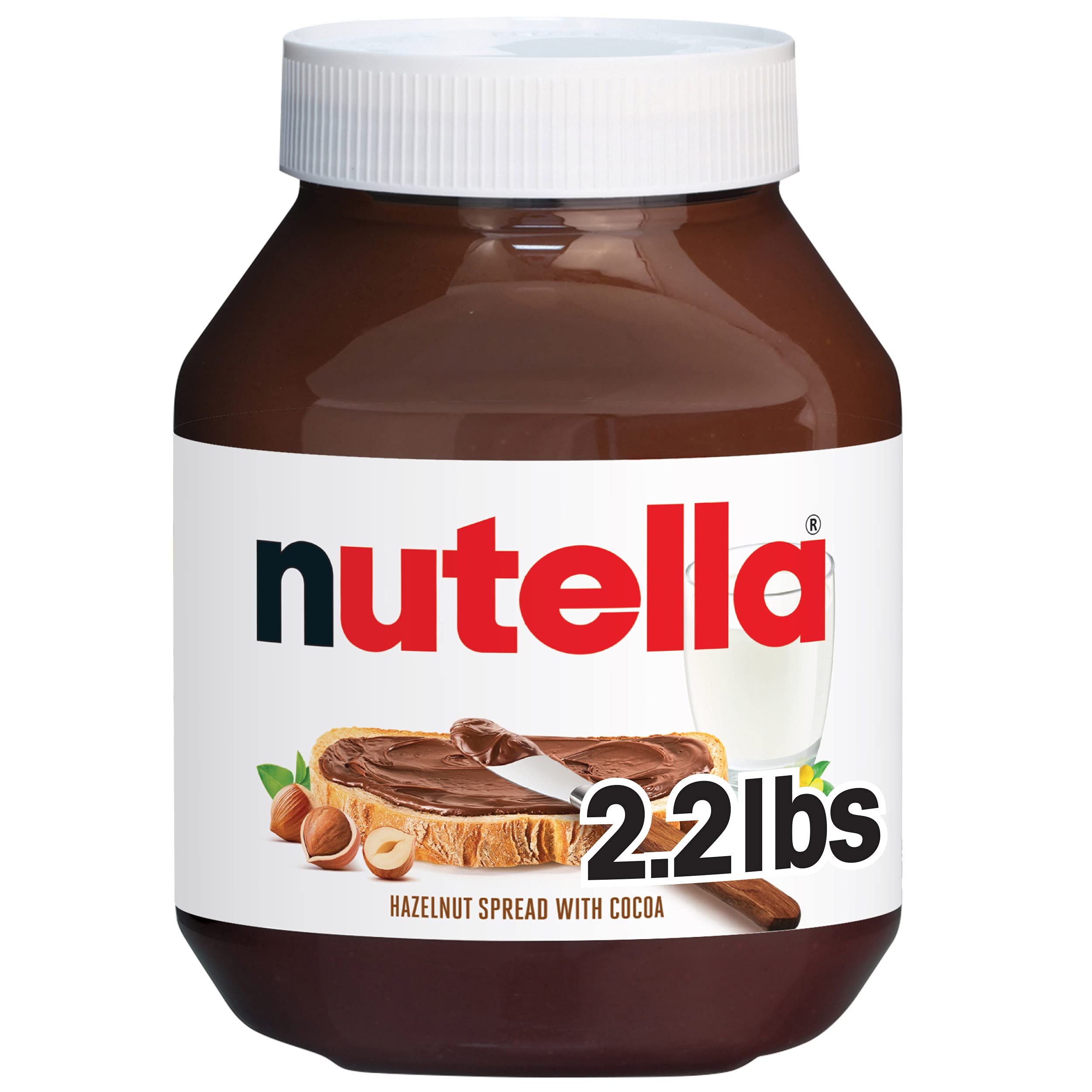 Nutella Creamy Hazelnut Spread with Cocoa, 35.3 oz | Nutella spread is a breakfa