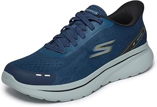 SKECHERS Men's Go Walk Arch Fit N-joy No Bend Hands Free Slip-ins Sneaker Boot
