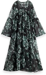 Scotch & Soda Printed Maxi Dress Vestido Casual Mujer (Pack de 1)