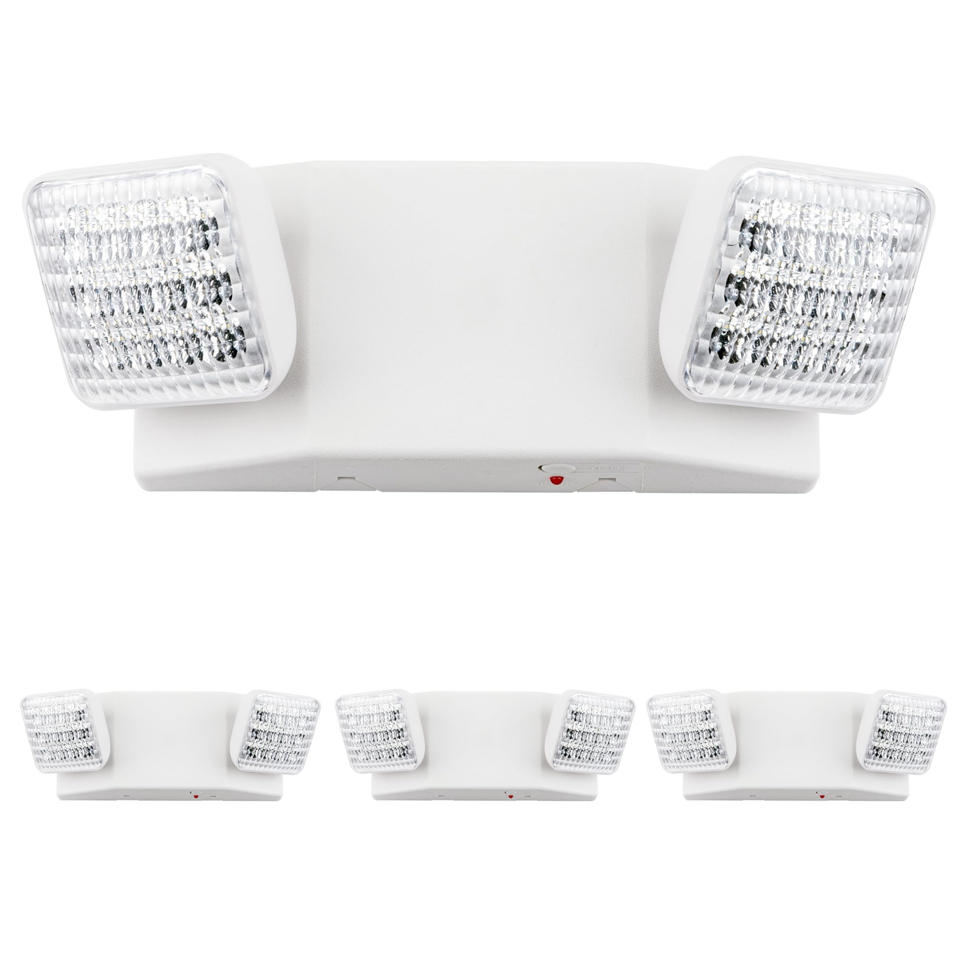 LIT-PaTH LED Emergency Light for Business, Battery Backup, 4 Pack | Commercial E