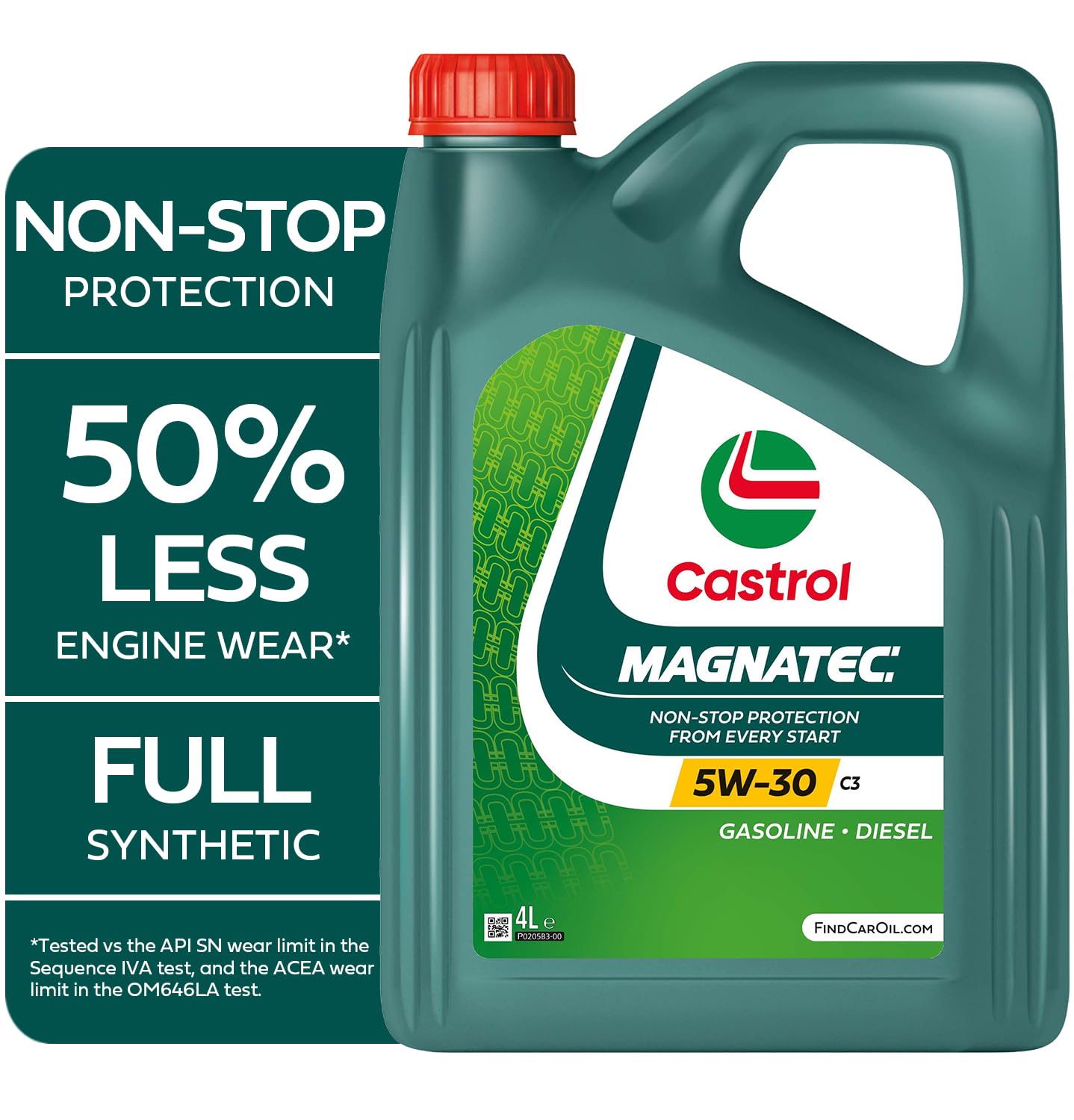 Castrol MAGNATEC 5W-30 C3 Full Synthetic Engine Oil, 4L