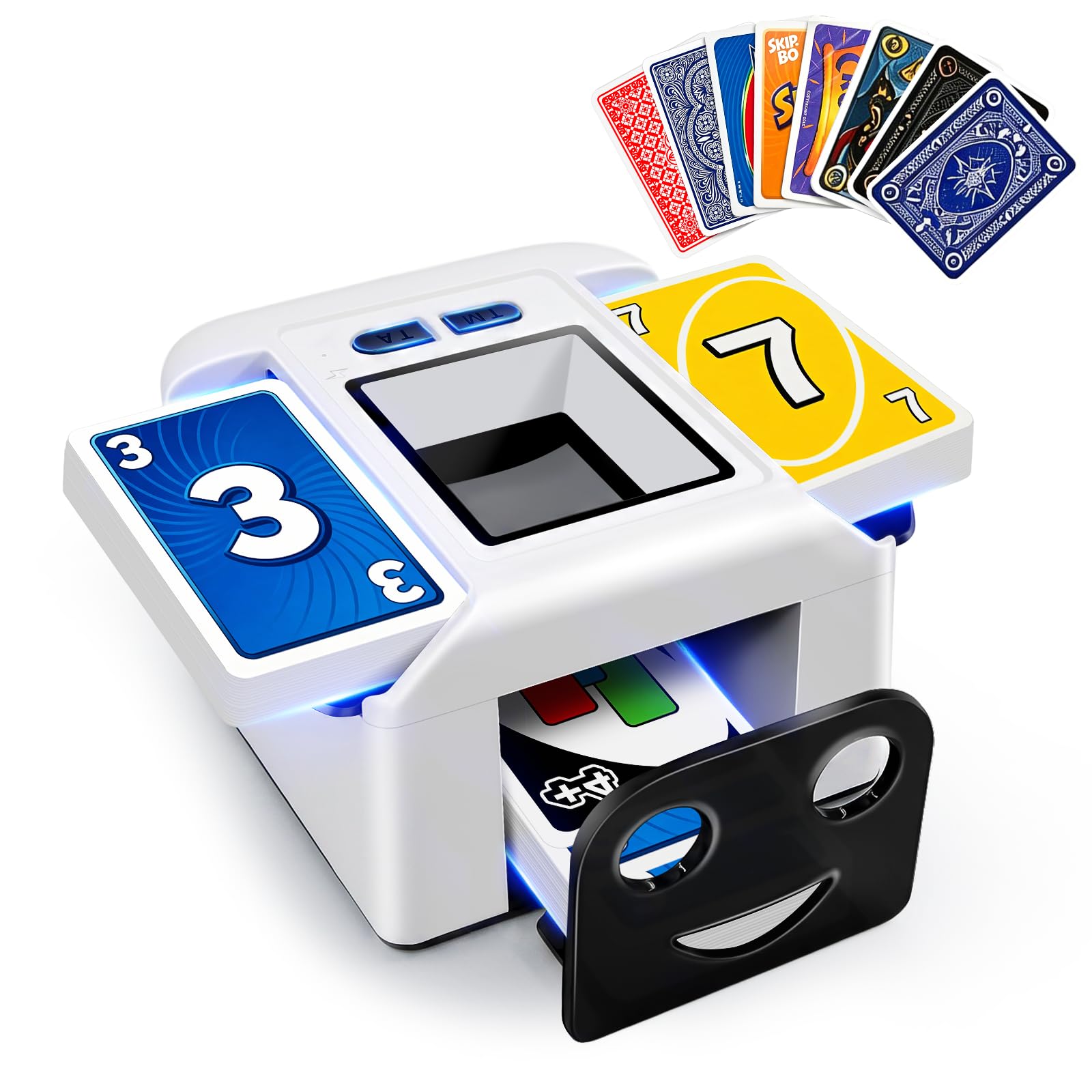 Towome Automatic Card Shuffler, Card Shuffler Machine for 1-2 Decks | Auto/ Manu