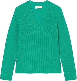 Marc OPolo Women's Organic Cotton Knitted Pullover with V Neck