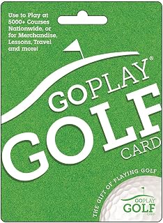 Go Play Golf Physical Gift Card - $100