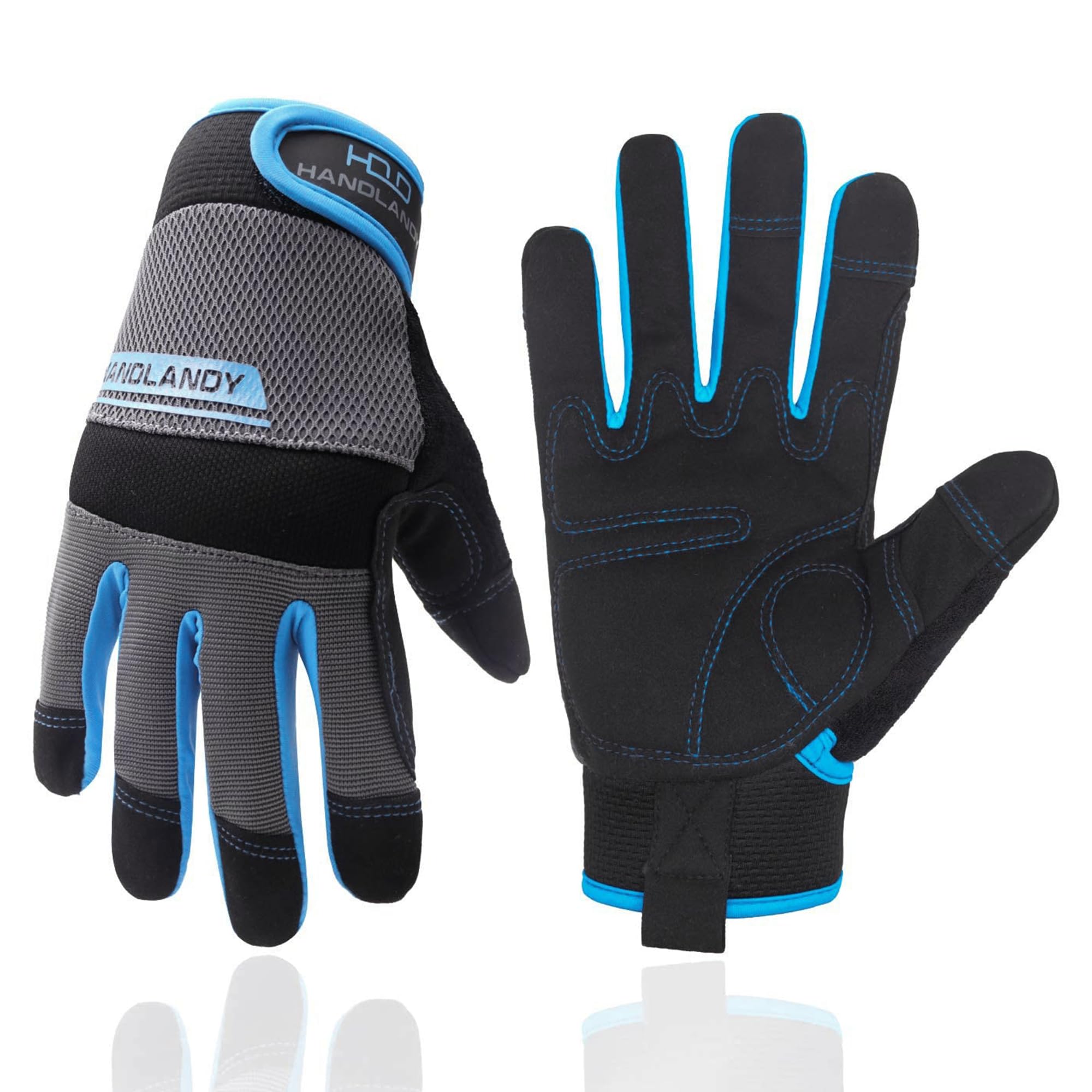 HLDD HANDLANDY UltraLight Safety Work Gloves, Mens & Women Multi-Functional Work