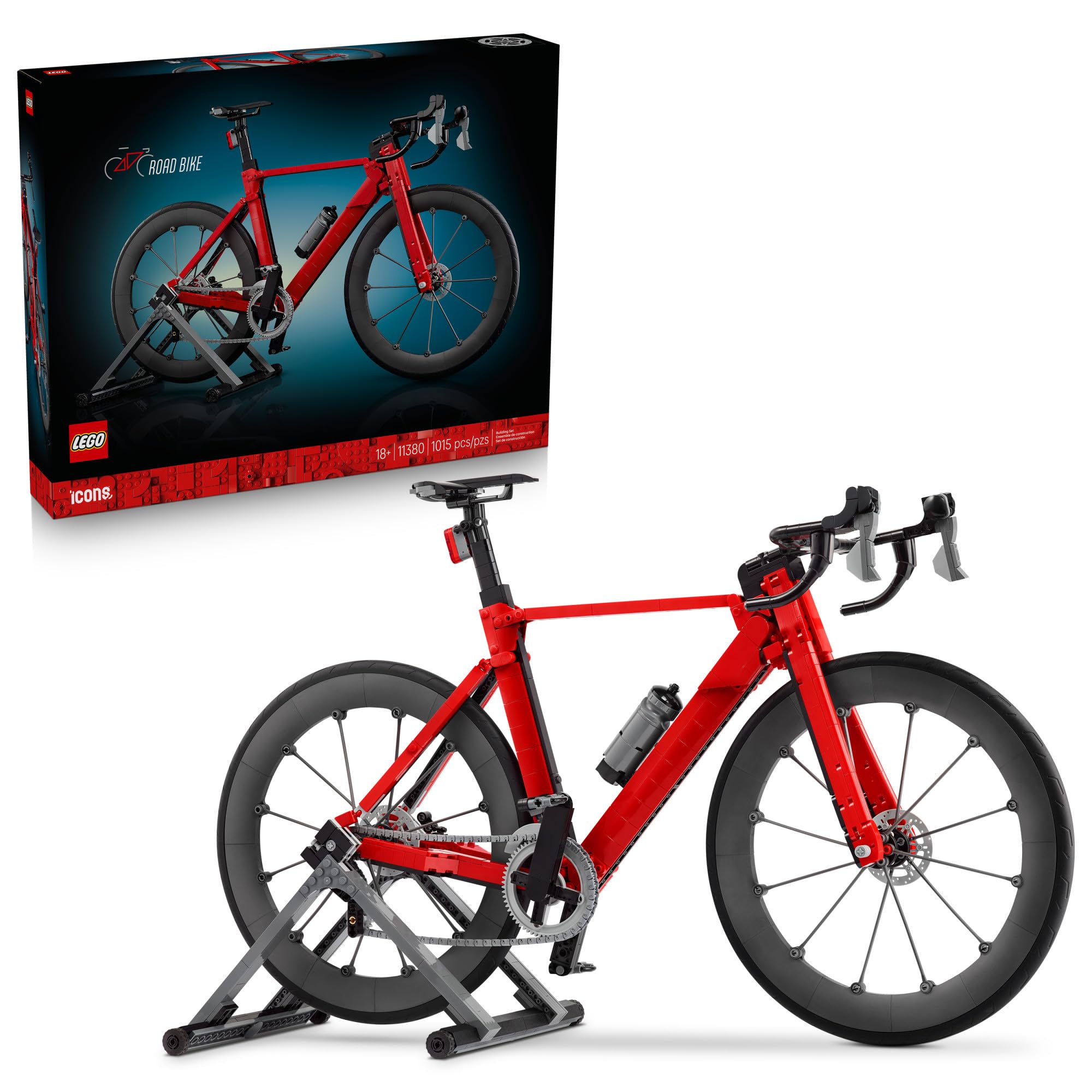 LEGO Icons Road Bike 11380 | Building Set for Adults, Ages 18+, Model Bike Displ