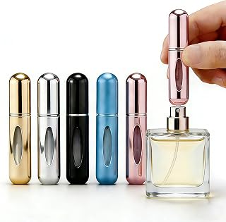 10 Pack Refillable Perfume Atomizer 5ml Mini Perfume Spray Travel Perfume Atomizer Portable Pocket Atomizer Aluminum Mixed Colors 1