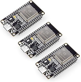 ELEGOO 3PCS ESP-32 Dev Boards, ESP-WROOM-32, USB-C, WiFi Bluetooth 4.2 | Low-power IoT Applications, Smart Devices, Automation, Wireless Communication, GPIO Headers, Simplifying Development