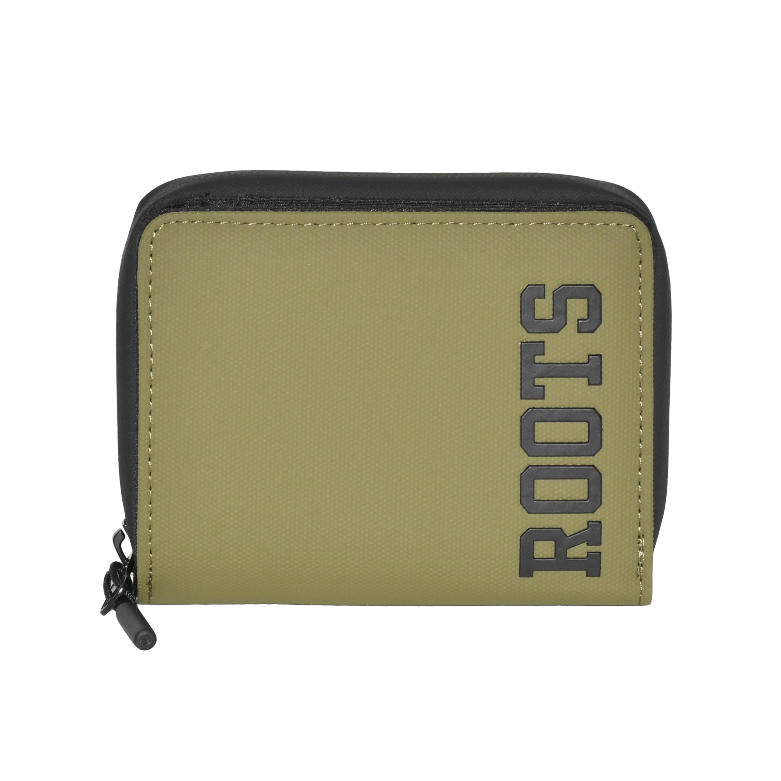 Roots Women's Clutch Compact Zip Around Snap Closure Ladies Wallet, Credit Card 