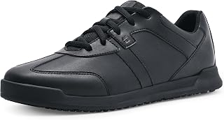 Shoes for Crews Mens Non Slip Work Shoes - Lightweight Waterproof Footwear for Catering, Kitchen, Bistro, Healthcare - Freestyle II