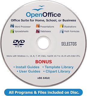 Office Suite Newest 2026 on DVD Great Alternative to MS Office - for School, Home, or Business - compatible with Word, Excel, PowerPoint - for Windows 11 10 8 7 Vista & macOS 10.7 to 10.15