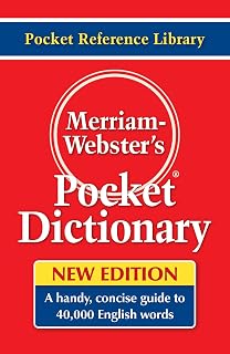 Merriam-Webster's Pocket Dictionary