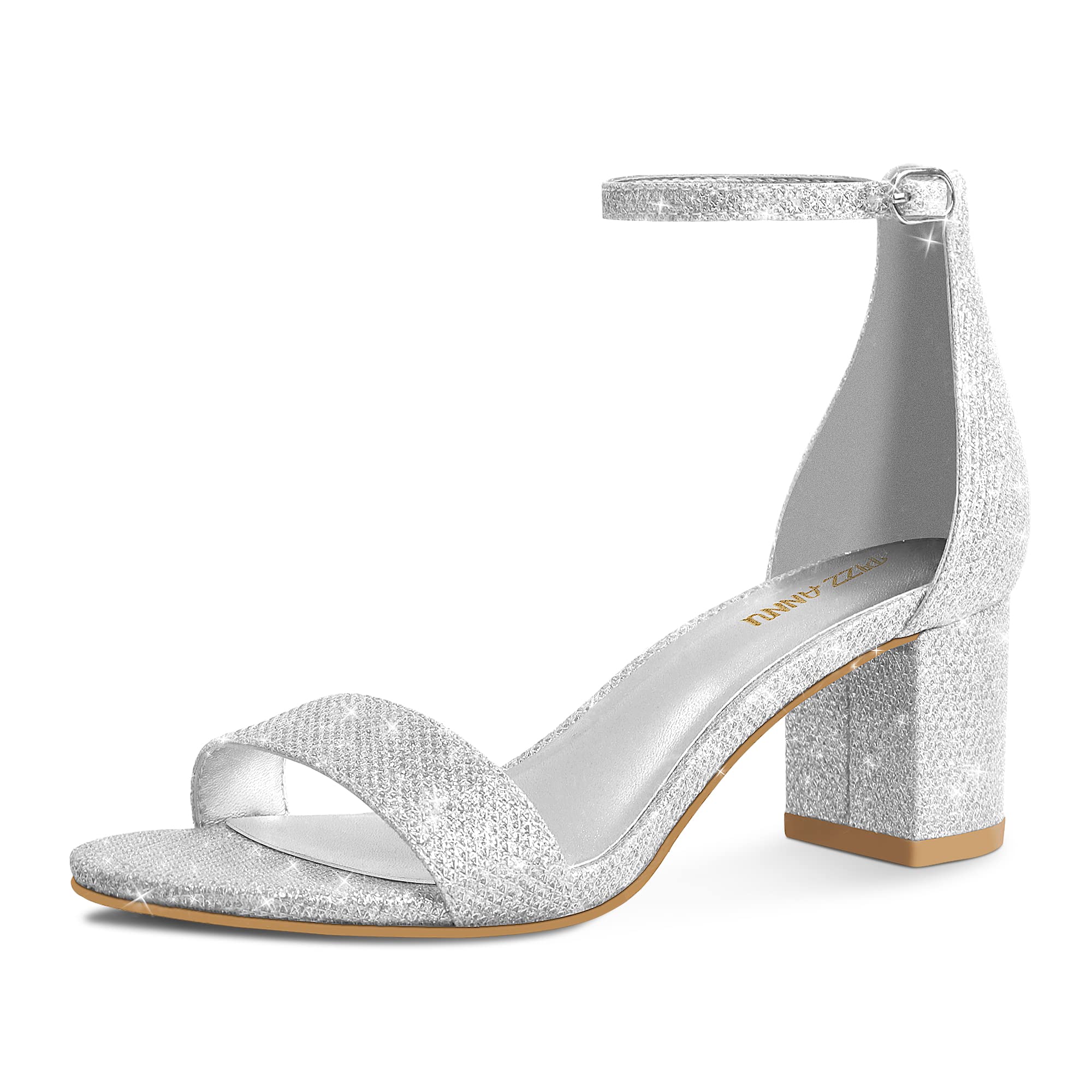 PIZZ ANNU Women's Sandals with Heel, Comfortable Sandals, Summer Elegant Summer 