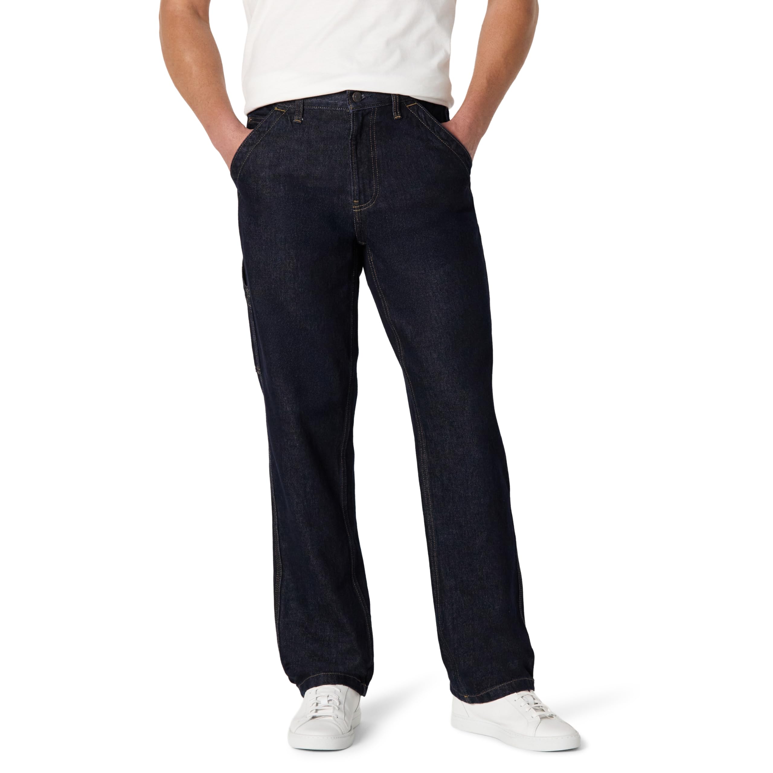 Amazon Essentials Men's Loose Fit Rigid Carpenter Jeans