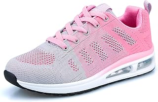 Youecci Women's Running Shoes Sports Fitness Running Sneakers Lace Up Outdoor Shoes with Comfortable