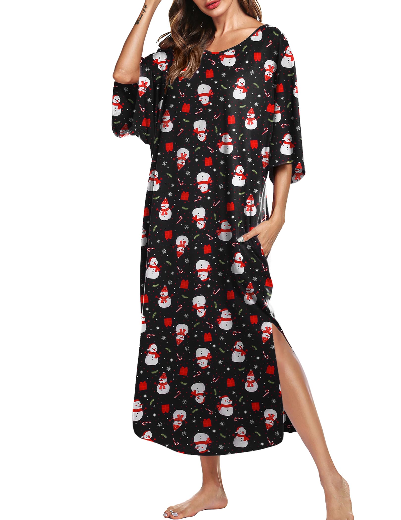 Ekouaer Set Pigiama da Donna (Confezione da 2)