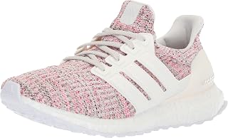 adidas Ultraboost Women's Shoes, Grey (Chalk Pearl Cloud White Shock Pink), EU 34 / UK 2
