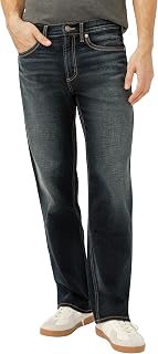 Silver Jeans Co. Men's Gordie Relaxed Fit Straight Leg Jeans