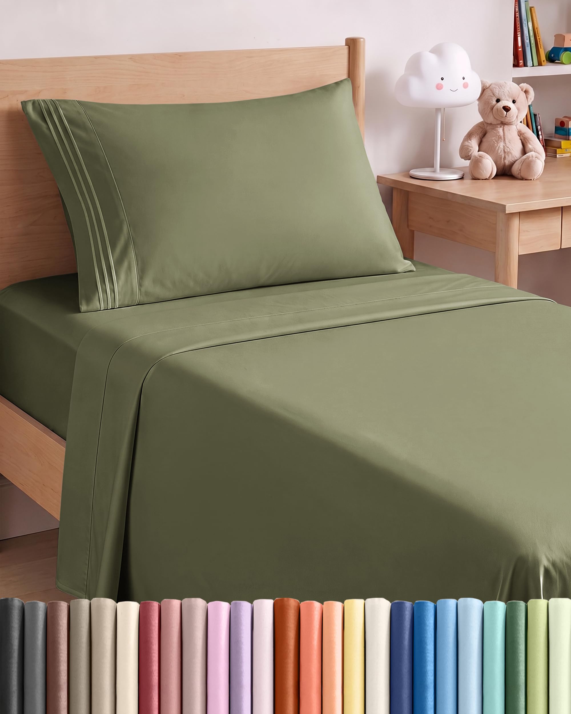 3 Piece Sheet Set Single Extra Large Bed Sheet Set Hotel Quality College Room Ex