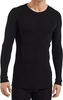 DILLING Men's Merino Wool Base Layer - Long Sleeve Thermal Top