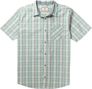 Legendary Whitetails Men's Short Sleeve Poplin Button Down Shirt