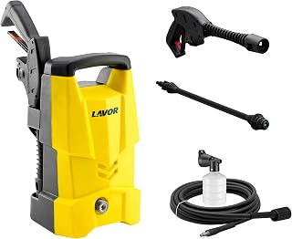 Lavor One 120 Cold Water Pressure Washer, Max. 120 bar, Max. 330 litres/hour, 1700 W, Yellow