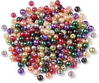 400pcs Autumn Mixed Glass Round Beads 4mm Mini Smooth Loose Spacer Beads for Wedding Decorations for DIY Earrings, Bracelets, Necklaces Jewelry Making