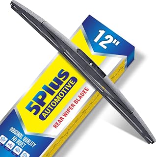 5 PLUS RearQuiet 12 Inch Rear Wiper Blade,OEM Replacement Rear Window Wiper | Fits Crosstrek 2016-2023,Impreza 2012-2023,Wrangler 2018-2026,CRV 2017-2022,HRV 2023-2026,Sorento 2021-2024,Corolla 2019-2026