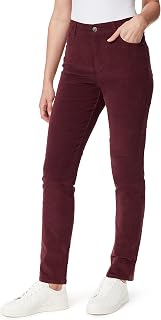 Gloria Vanderbilt Women's Amanda Corduroy Slim High Rise Pant Regular