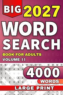 Word Search Puzzle Book for Adults: Large Print Word Find Puzzles with Unique and Interesting Topics (Ultimate Word Search Collection)