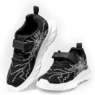 Trainers Boys Girls Air Sports Shoes Kids Running Shoes Lightweight Breathable Fitness Tennis Trainers 28-39 EU