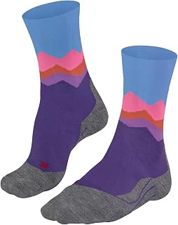 FALKE Women's TK2 Explore Hiking Socks Wool Black Blue Many Other Colours Reinforced Trekking Socks Thermal Socks Without Pattern with Medium Padding Long and Warm for Hiking 1 Pair
