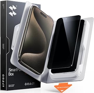 SMARTDEVIL Lot de 2 Verres Trempés Anti-Espion MyView pour iPhone 15 Pro