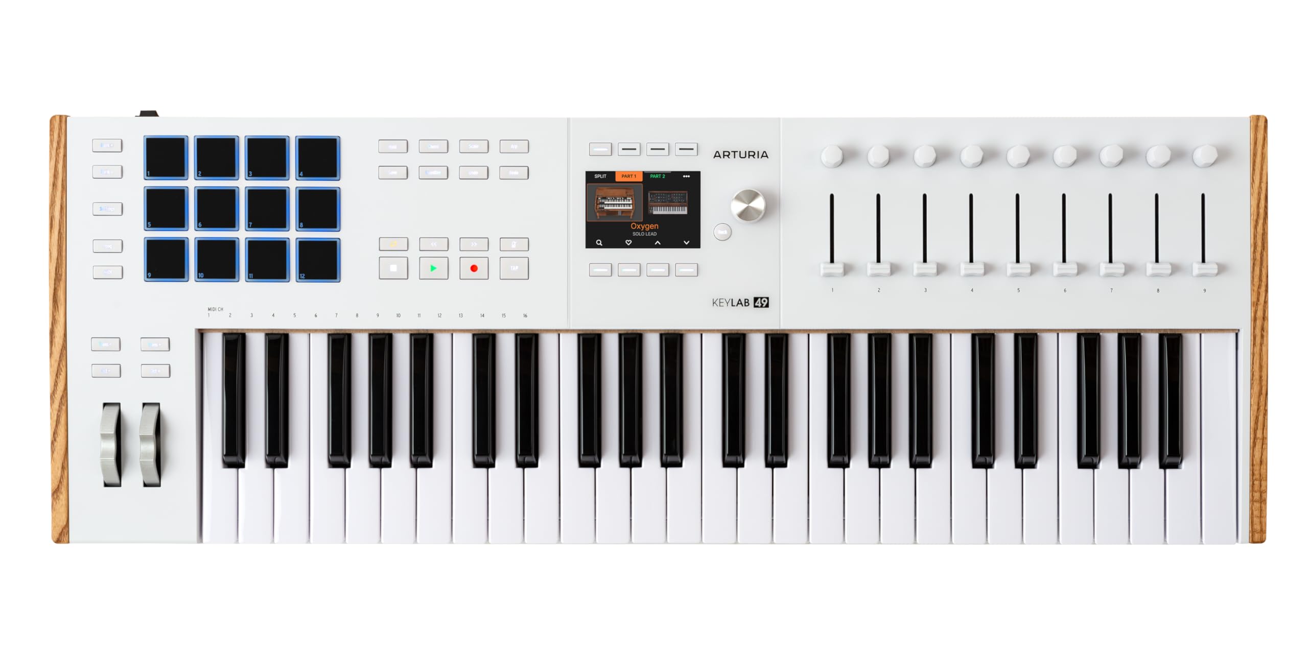 Arturia KeyLab 49 mk3 White — 49 Key USB MIDI Keyboard Controller with Analog La