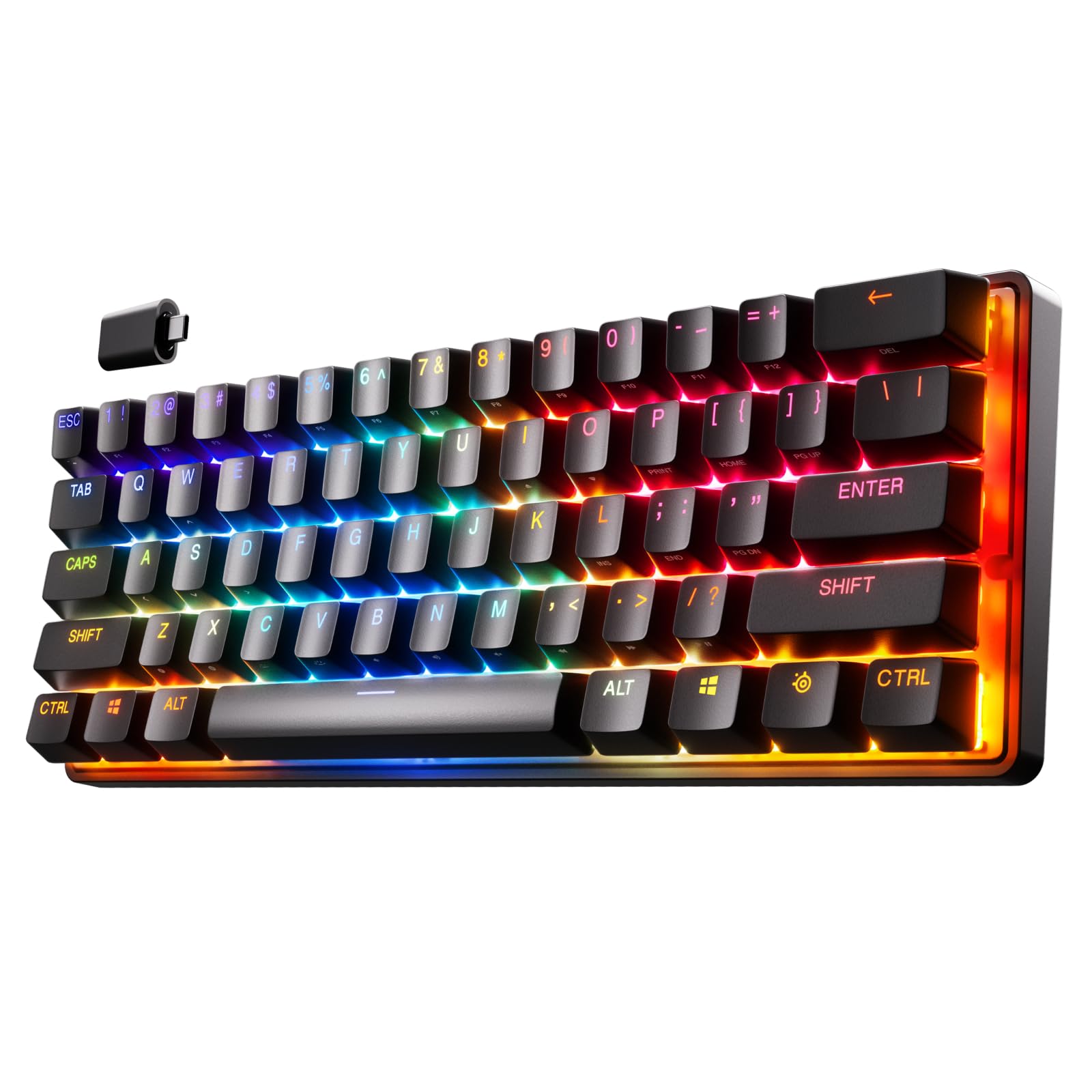 SteelSeries Apex Pro Mini Wireless Keyboard - 60% Design - OmniPoint 2.0 - Quant