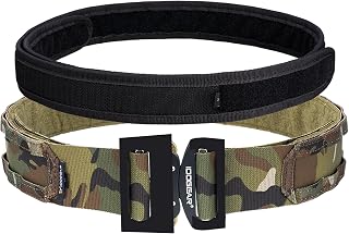 IDOGEAR 1.75/2 Inch Military Tactical Belt MOLLE Belt with Heavy Duty Indoor/Outdoor Belt System for Men