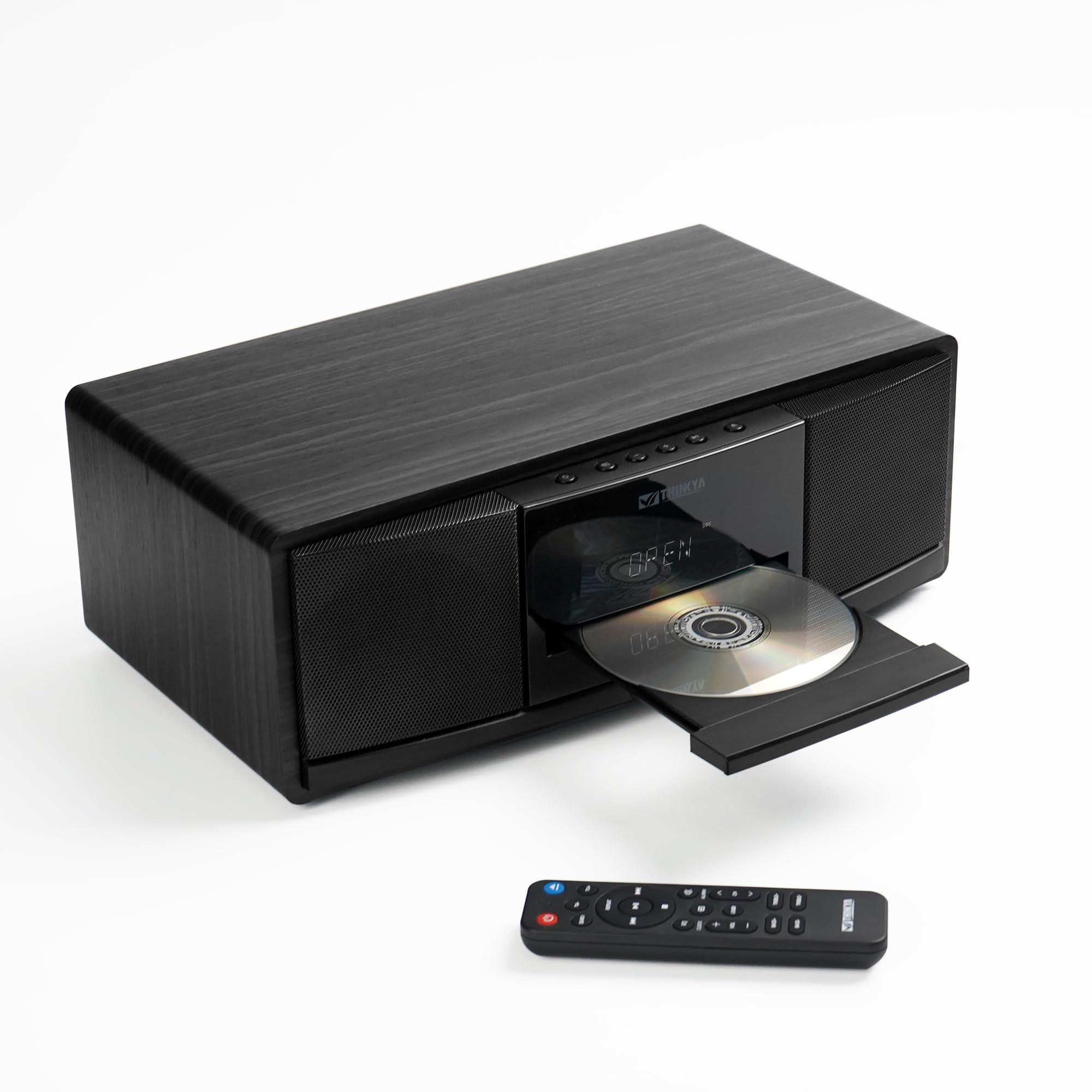 40W RMS Stereo System for Home with CD Player, Bluetooth 6.0, FM Radio | Dual 3-