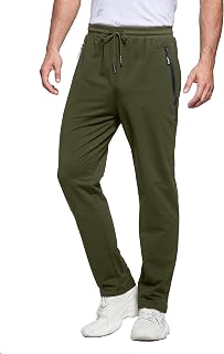 ZOXOZ Mens Tracksuit Slim Fit Bottoms Joggers Elasticated Waist Zip Pockets