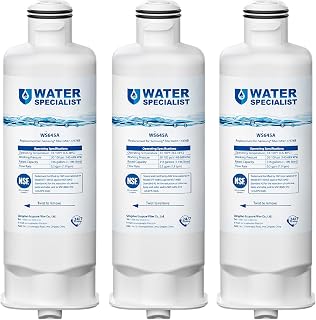 Waterspecialist WS645A Refrigerator Water Filter, Replacement for Samsung® DA97-17376B, HAF-QIN/EXP, HAF-QIN, RF28T5001SR, DA97-08006C, RS27T5200SR, RF28R7351SG, RF24R7201SR, RF27T5201SR, 3 Pack