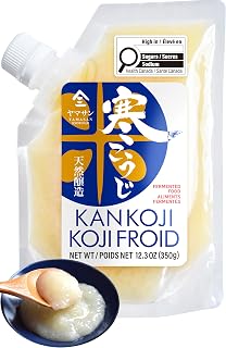 YAMASAN KYOTO UJI Koji Malted Rice Paste -Using Japanese Rice 100%- Natural Brewing, No Chemical Additive 350G(12.3OZ)