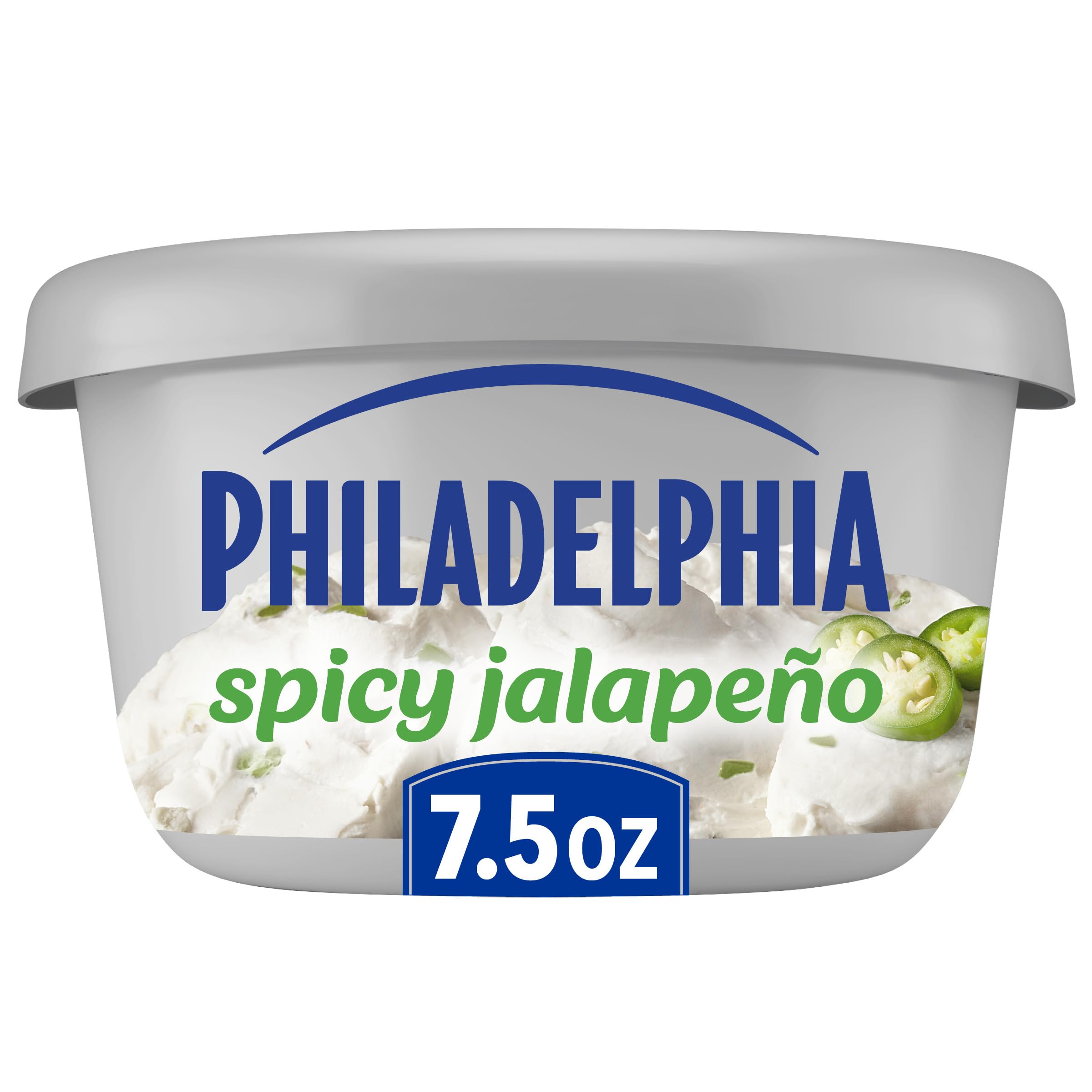 Philadelphia Flavored Cream Cheese Spread, Spicy Jalapeno, 7.5 oz | for Smooth S